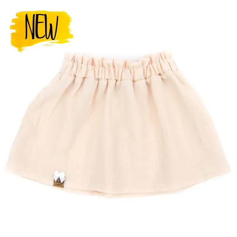 Paperbag Rock | Musselin | creme