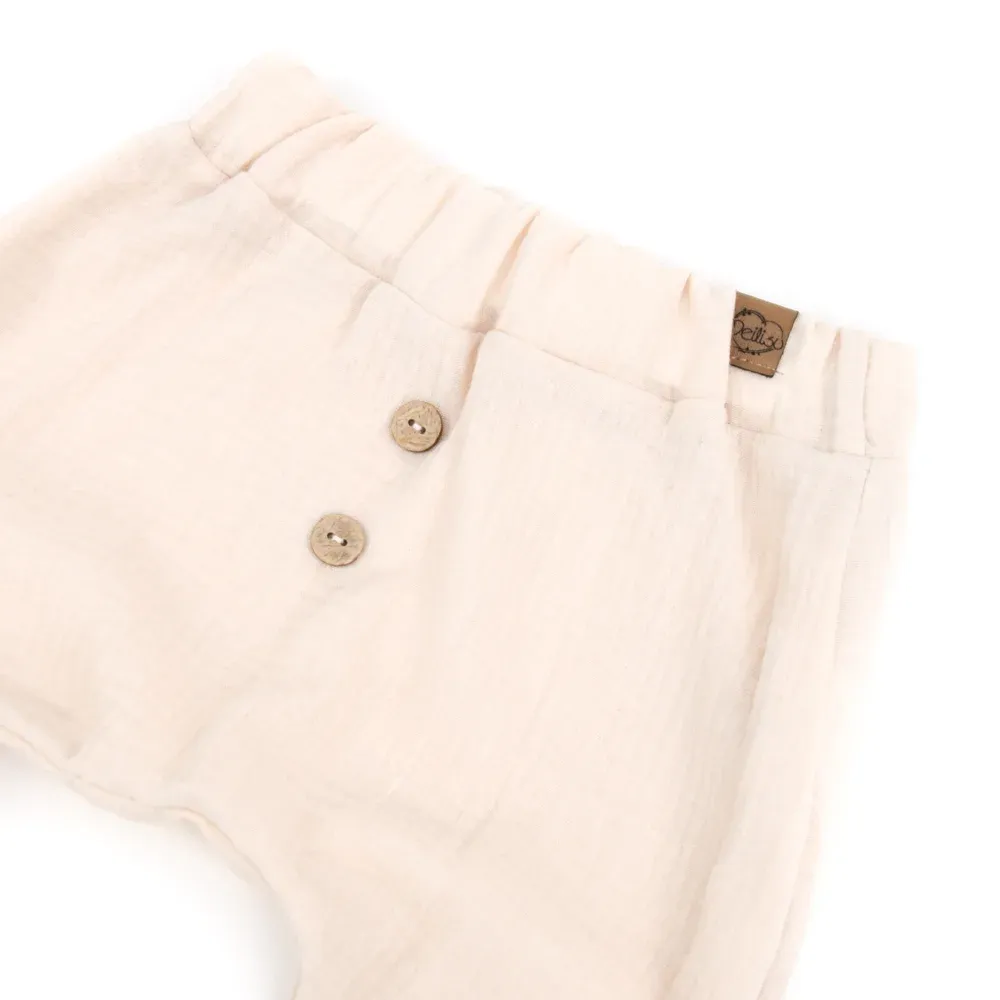 Pumphose | Musselin | creme