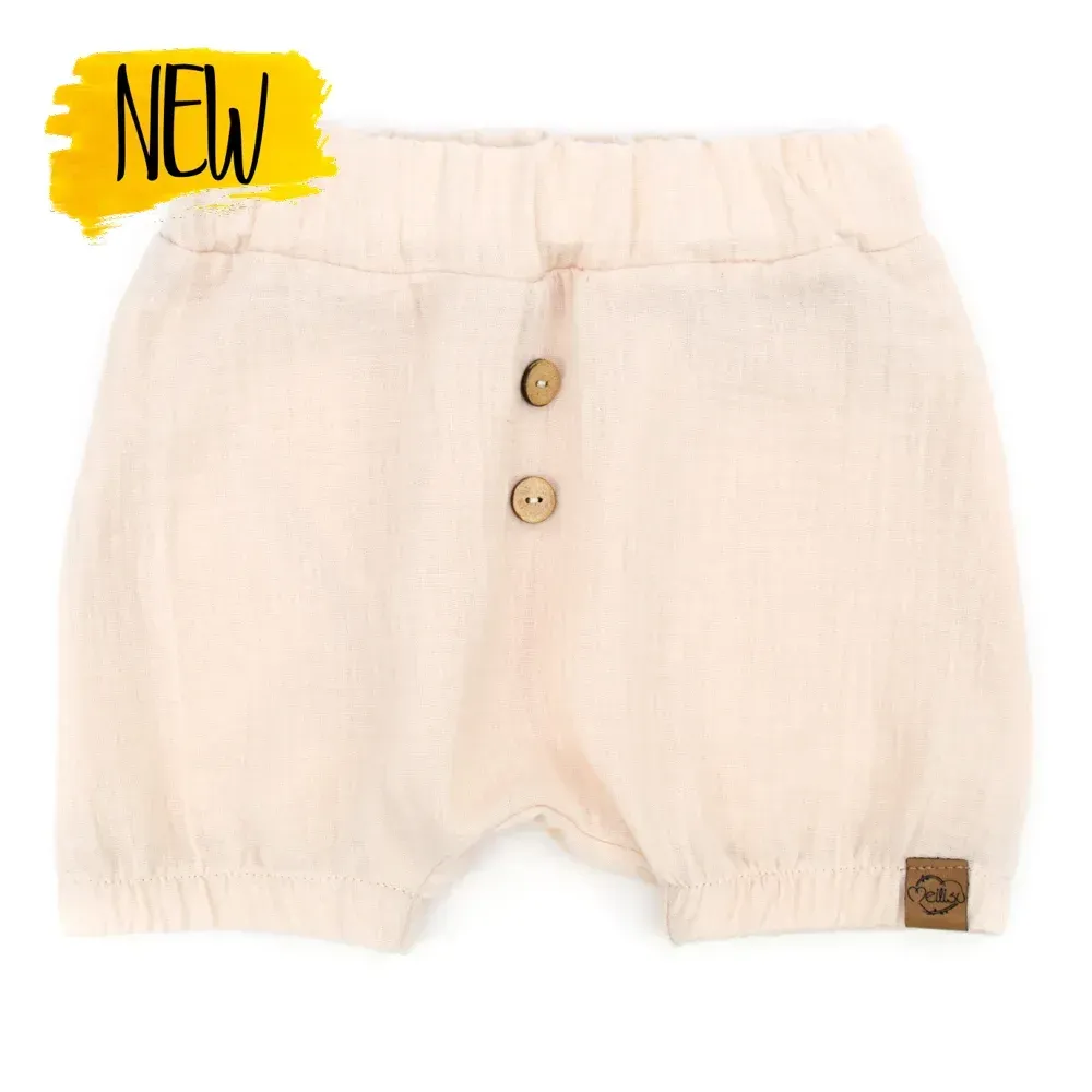 Shorts | Musselin | creme