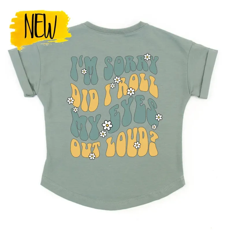 Oversized T-Shirt | Rolling Eyes | dusty mint Oversized T-Shirt | Rolling Eyes | dusty mint