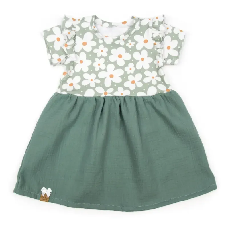 Kleid | Musselin | Daisy mint | Gr. 86/92 Kleid | Musselin | Daisy mint | Gr. 86/92