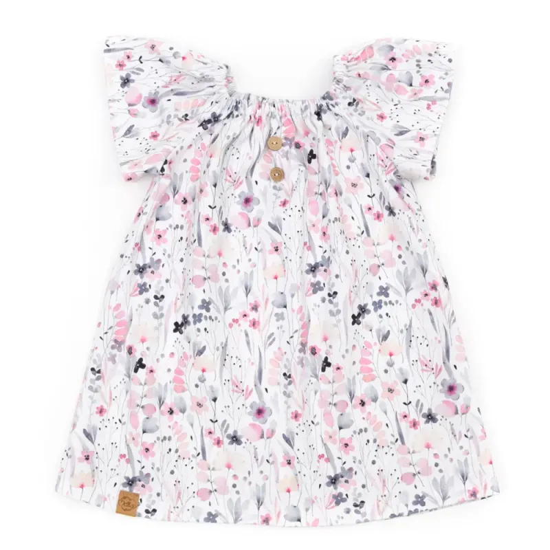 Sommerkleid | Watercolor Flowers | Gr. 86/92 Sommerkleid | Watercolor Flowers | Gr. 86/92