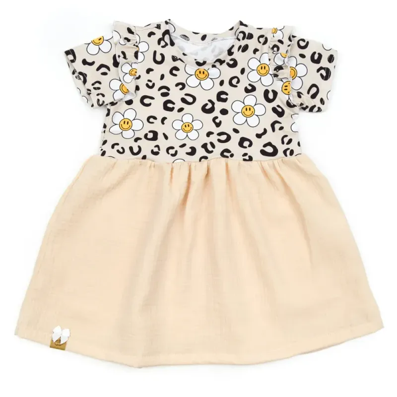 Kleid | Musselin | Leo Daisy | Gr. 86/92 Kleid | Musselin | Leo Daisy | Gr. 86/92