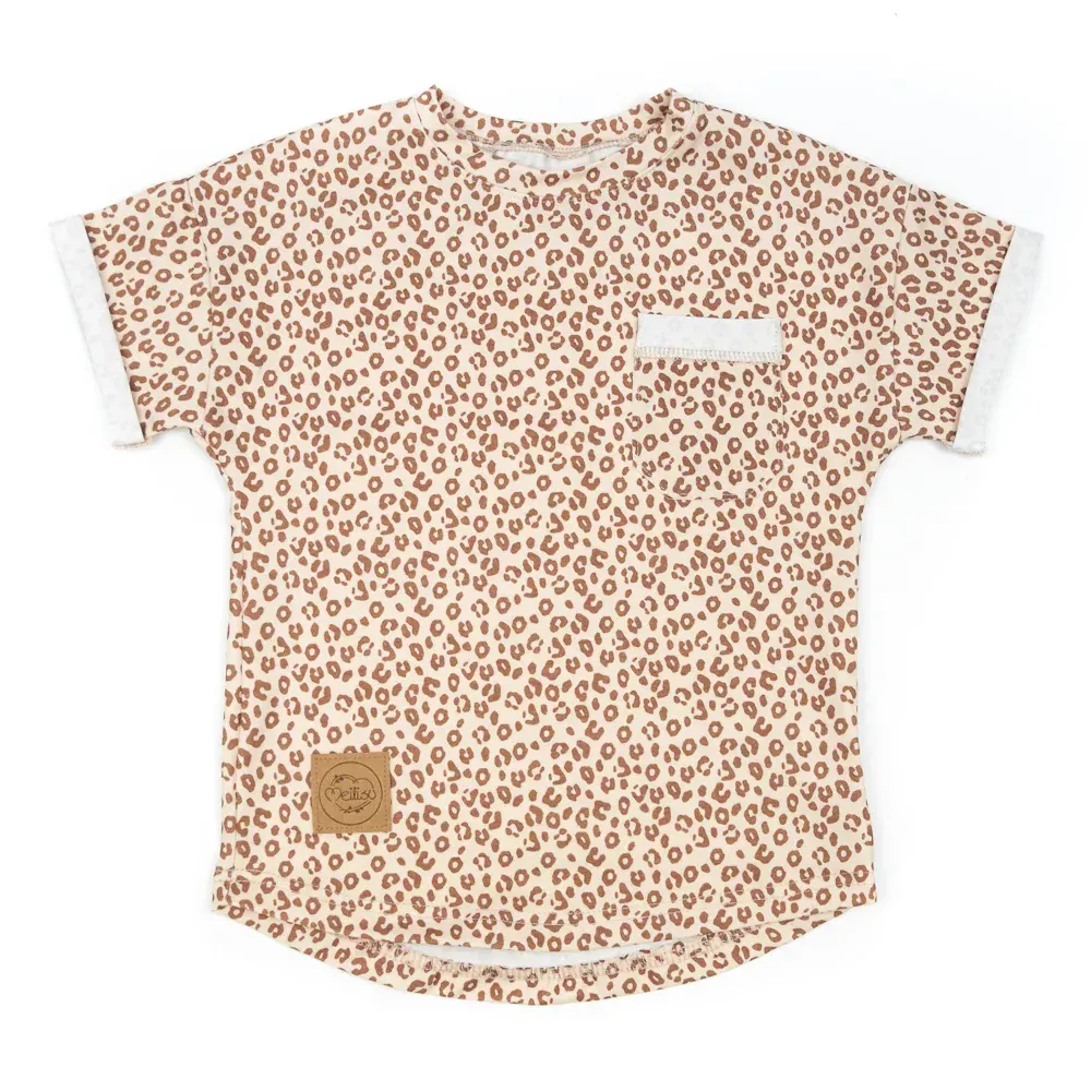 Oversized T-Shirt | Little Leopard | Gr. 98/104