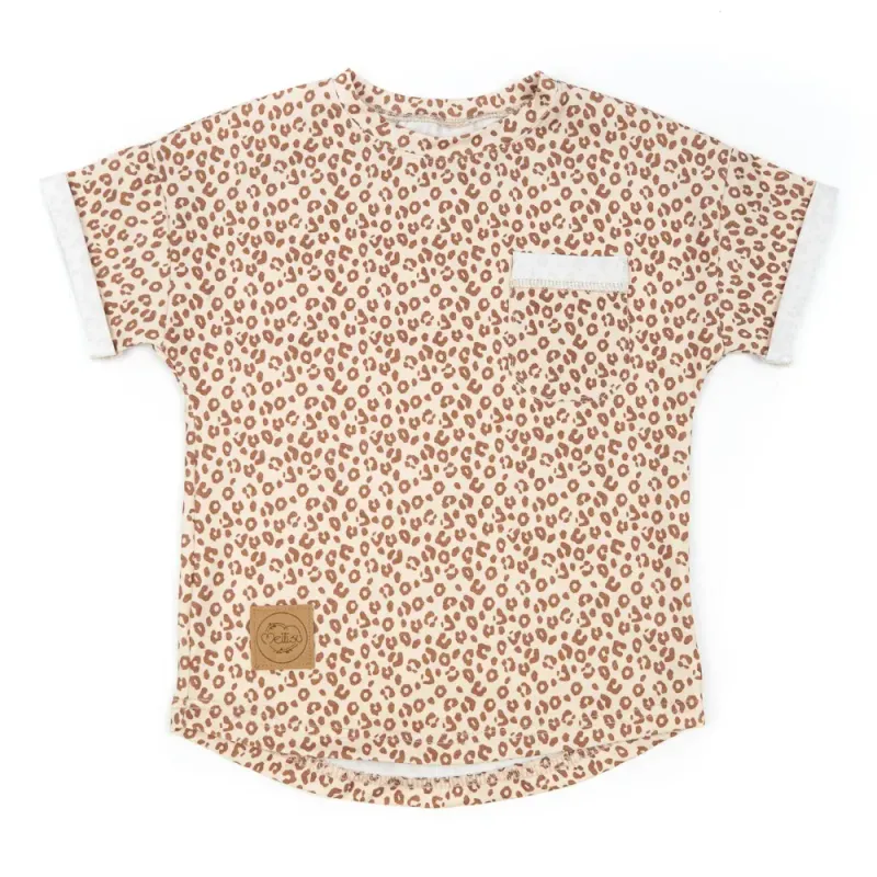 Oversized T-Shirt | Little Leopard | Gr. 98/104 Oversized T-Shirt | Little Leopard | Gr. 98/104