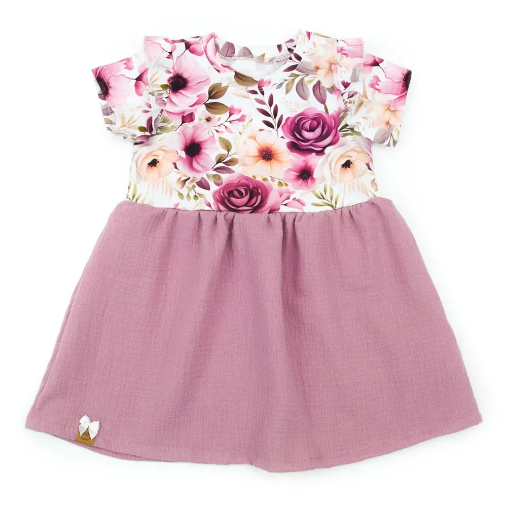 Kleid | Musselin | pretty Peony | Gr. 86/92