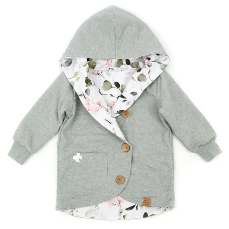 Sweatjacke | mint meliert | Gr. 80/86 Sweatjacke | mint meliert | Gr. 80/86