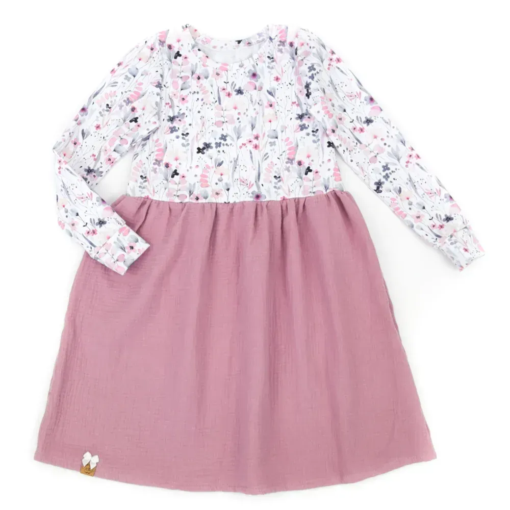 Kleid | Watercolor Flowers | Gr. 122/128