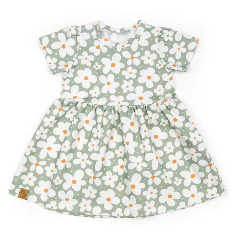 Kleid | lang- & kurzarm | Daisy mint | allover Kleid | lang- & kurzarm | Daisy mint | allover