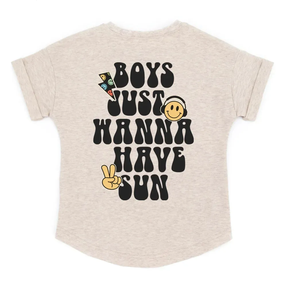 Oversized T-Shirt | BOYS just wanna have sun | versch. Farben
