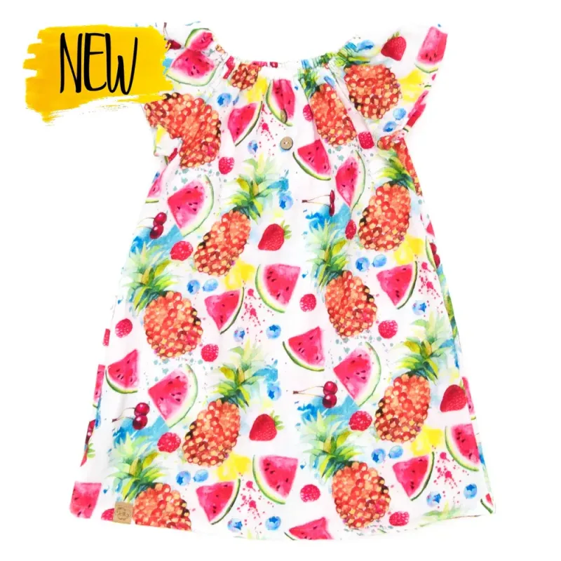 Sommerkleid | Musselin | Sommerfrüchte Sommerkleid | Musselin | Sommerfrüchte