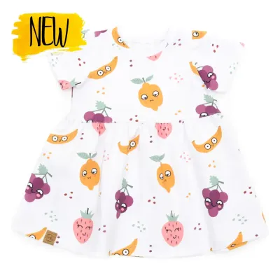 Kleid | lang- & kurzarm | Happy Fruits | allover