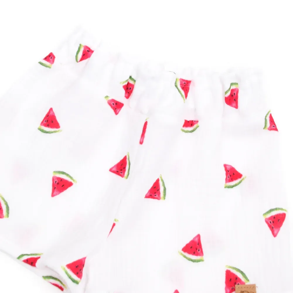 Paperbag Shorts | Musselin | Melone