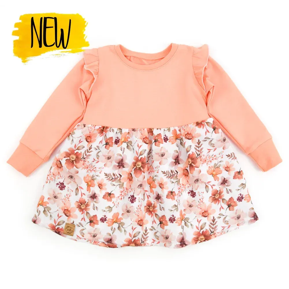 Kleid | lang- & kurzarm | Musselin | Rosengarten