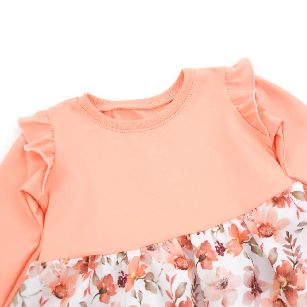 Kleid | lang- & kurzarm | Musselin | Rosengarten