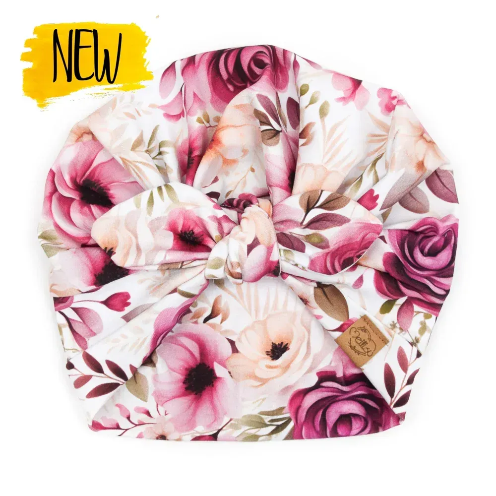Turbanmütze | Pretty Peony