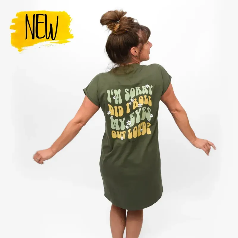 Shirtkleid | Damen | Rolling Eyes | khaki Shirtkleid | Damen | Rolling Eyes | khaki