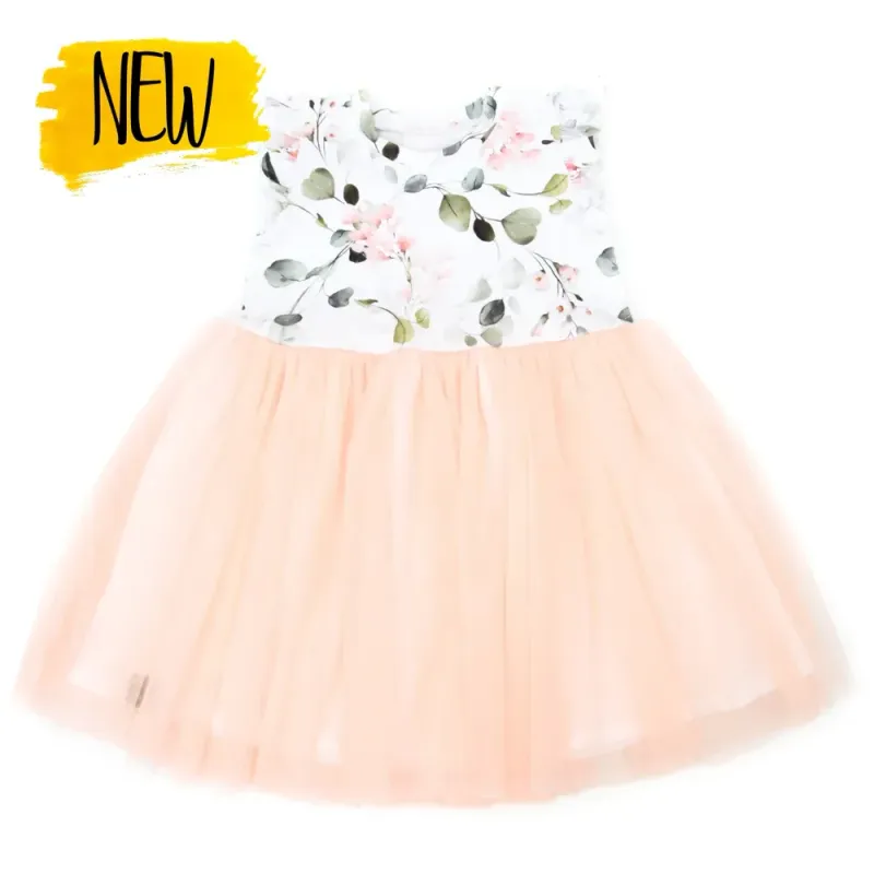 Kleid | lang- & kurzarm | Eukalyptus | Tüll Kleid | lang- & kurzarm | Eukalyptus | Tüll