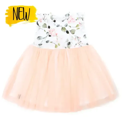Kleid | lang- & kurzarm | Eukalyptus | Tüll