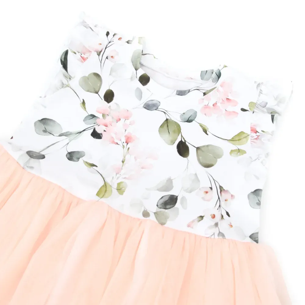 Kleid | lang- & kurzarm | Eukalyptus | Tüll