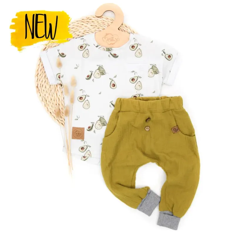 Set | Avocado | Shirt & Pumphose