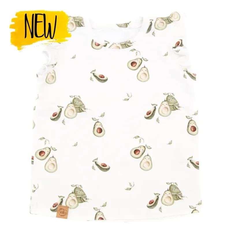 T-Shirt mit Rüschen | Avocado
