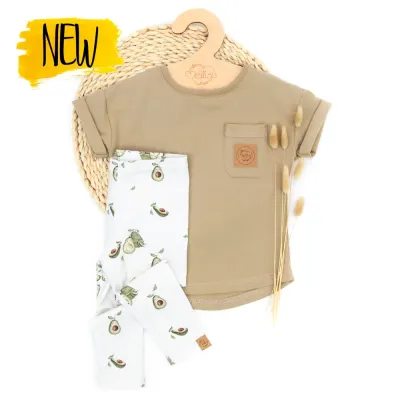 Set | Avocado | T-Shirt  & Leggings
