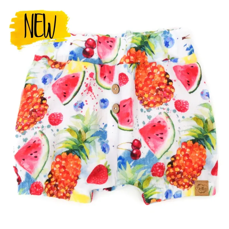 Shorts | Musselin | Sommerfrüchte