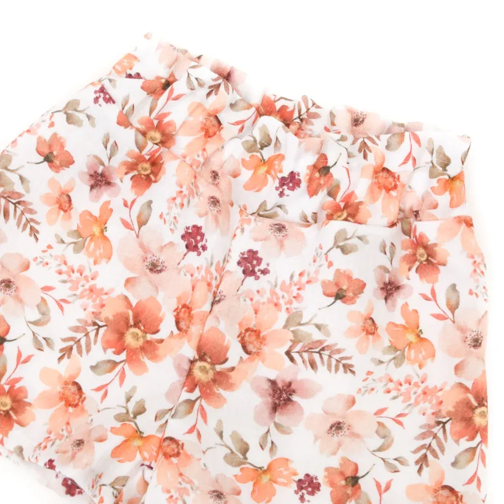 Paperbag Shorts | Musselin | Rosengarten