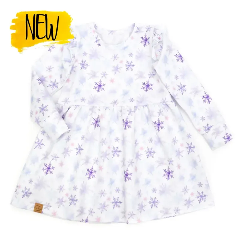 Kleid | lang- & kurzarm | Schneeflocke | allover Kleid | lang- & kurzarm | Schneeflocke | allover