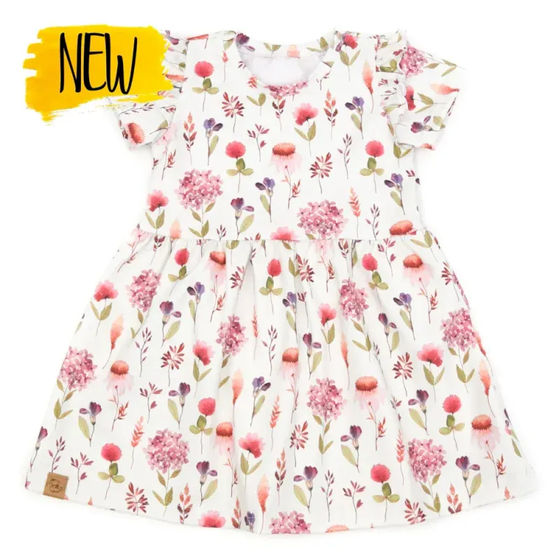 Kleid | lang- & kurzarm | Hortensie & Klee | allover Kleid | lang- & kurzarm | Hortensie & Klee | allover