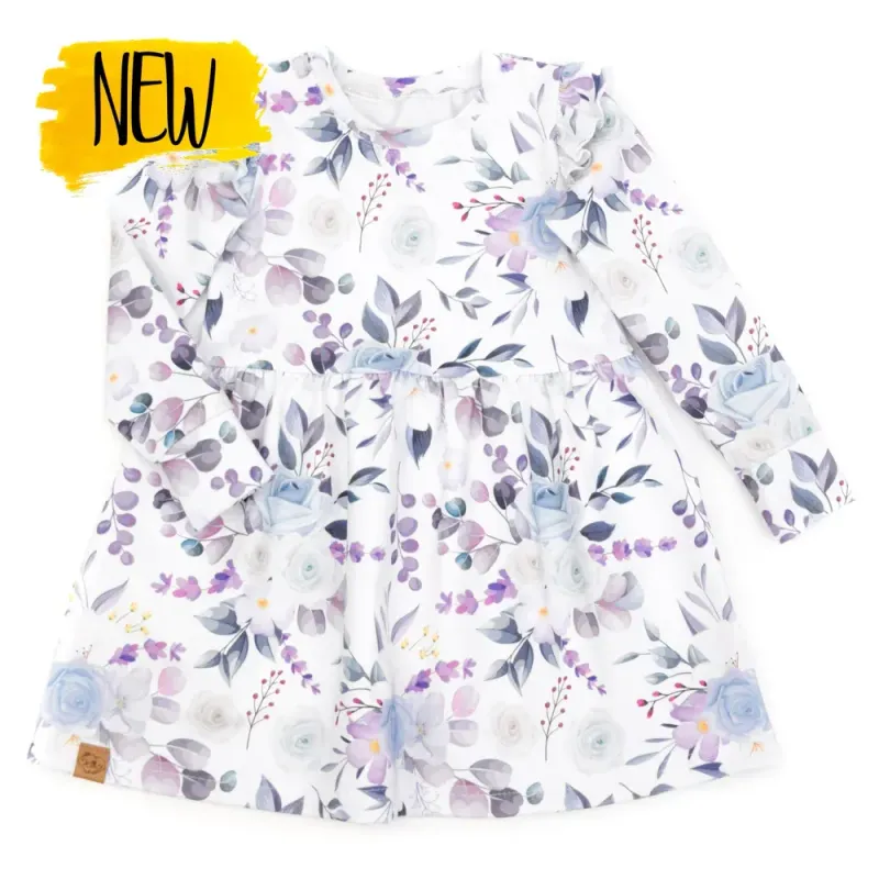 Kleid | lang- & kurzarm | Eisblume | allover Kleid | lang- & kurzarm | Eisblume | allover