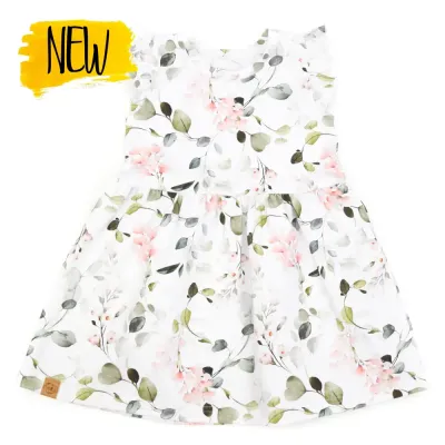 Kleid | lang- & kurzarm | Eukalyptus | allover