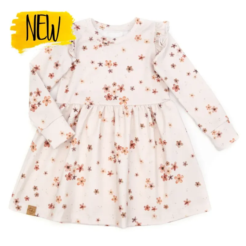 Kleid | lang- & kurzarm | kleine Bloem | allover Kleid | lang- & kurzarm | kleine Bloem | allover