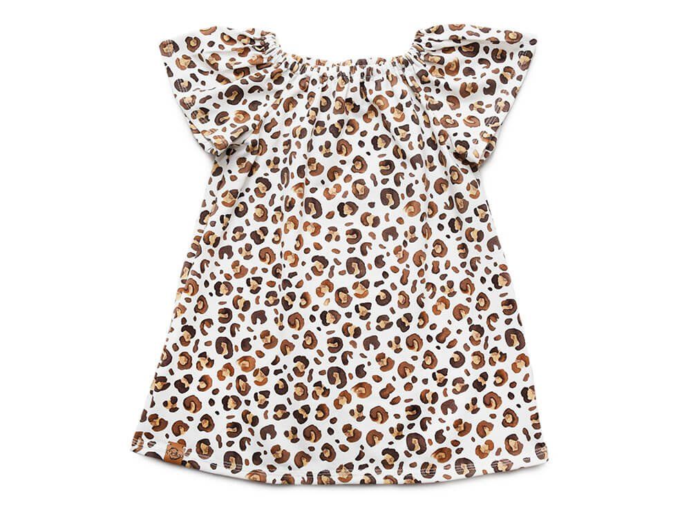 Sommerkleid | Leopard | Gr. 74/80