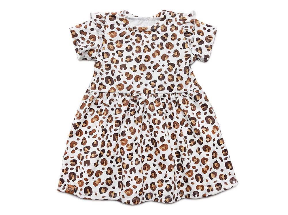Kleid | Leopard | allover | Gr. 74/80