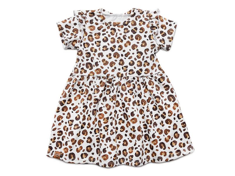 Kleid | Leopard | allover | Gr. 74/80 Kleid | Leopard | allover | Gr. 74/80