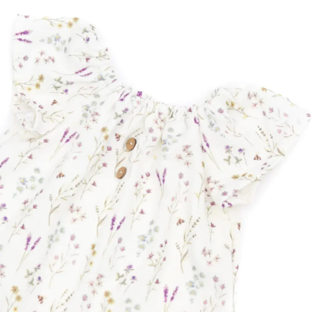 Sommerkleid | Musselin | Lavendelblüte