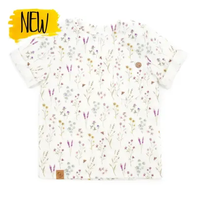 T-Shirt | Musselin | Lavendelblüte