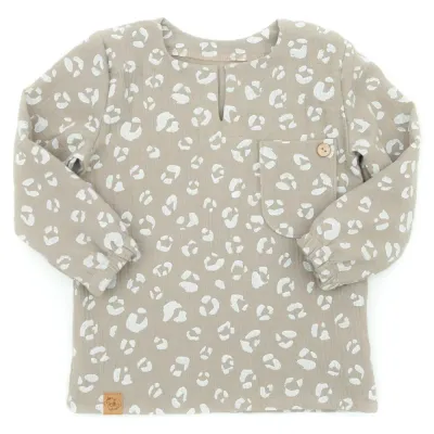 T-Shirt | Musselin | Leo | Gr. 86/92
