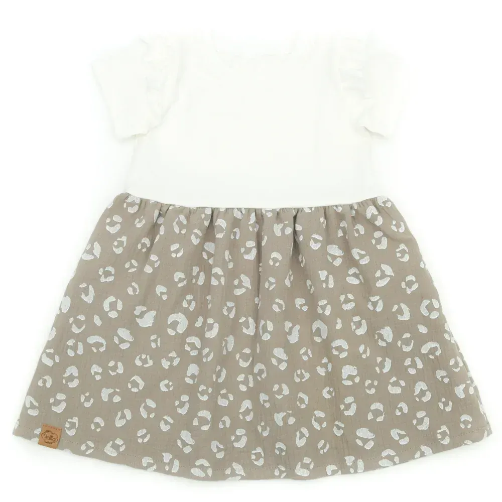 Kleid | Musselin | Leo | Gr. 86/92