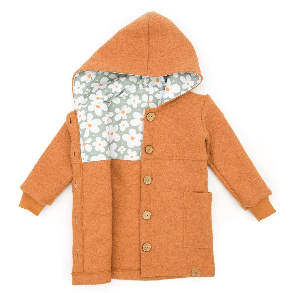 Walkmantel | curry | gerade