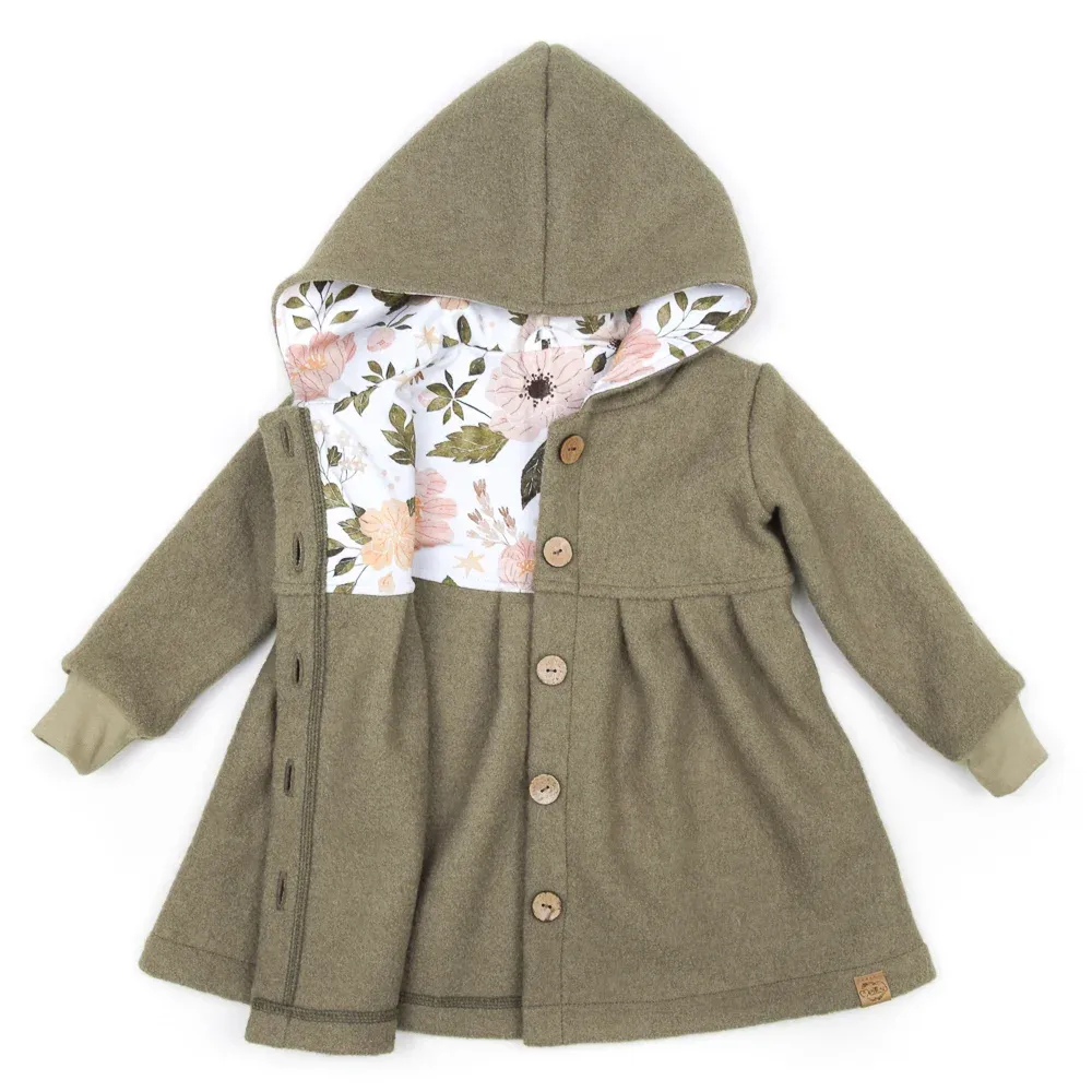 Walkmantel | olivbraun