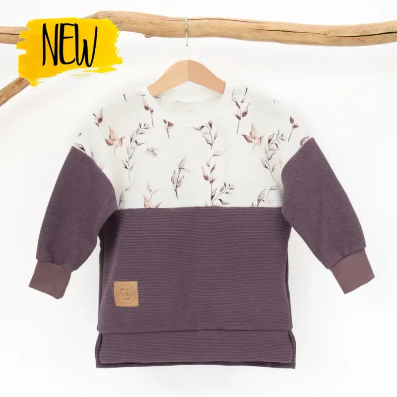 Oversized Pullover | Rippjersey Fiora Mauve Oversized Pullover | Rippjersey Fiora Mauve