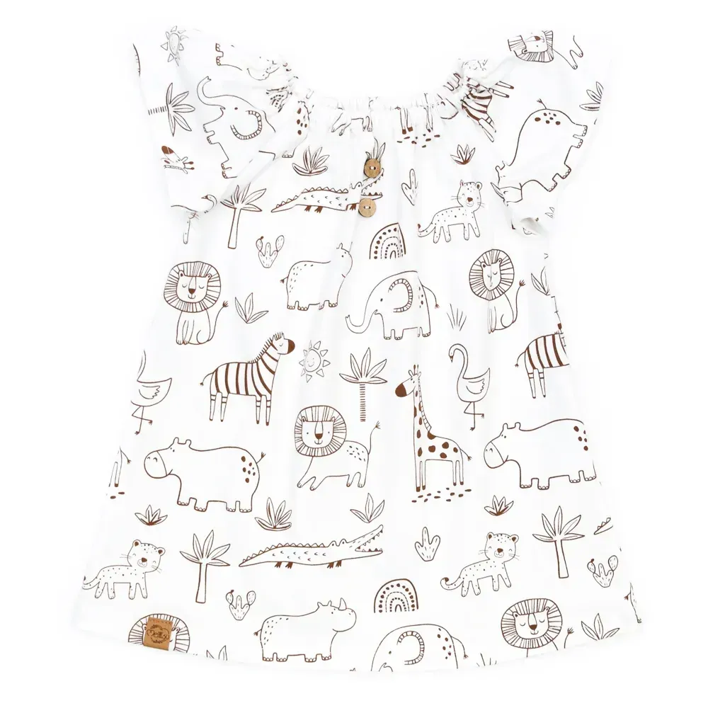 Sommerkleid | Safari | Gr. 86/92