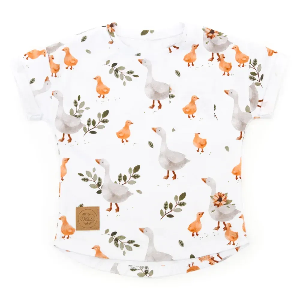 Oversized T-Shirt | Familie Gans | Gr. 86/92