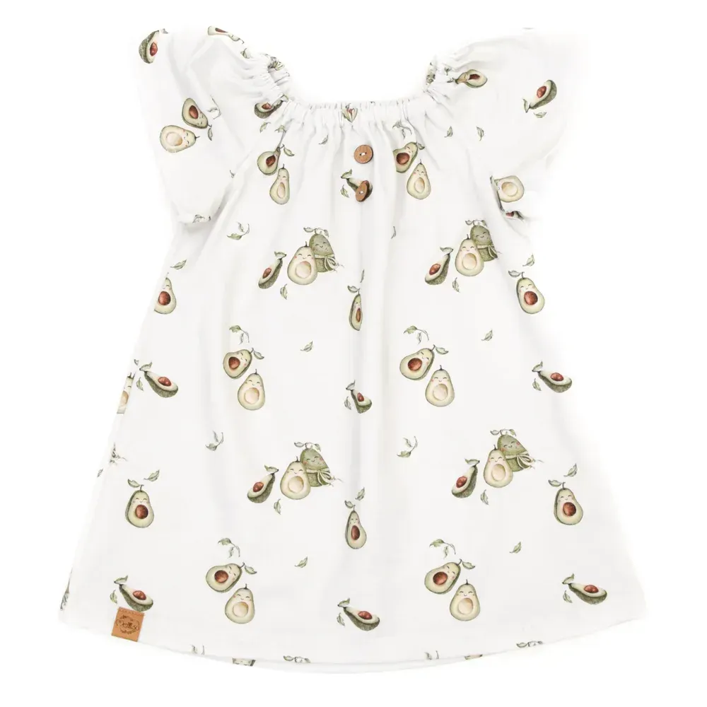 Sommerkleid | Avocado | Gr. 86/92