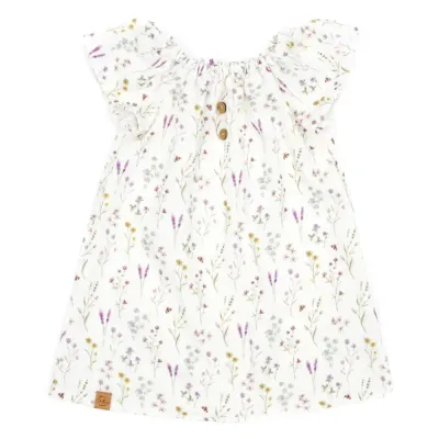 Sommerkleid | Musselin | Lavendelblüte | Gr. 86/92