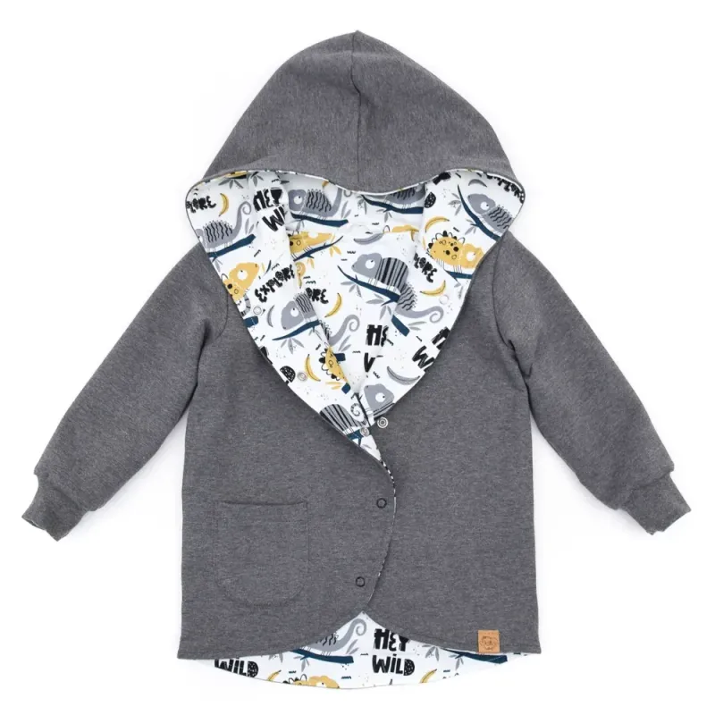 Sweatjacke | grau | Gr. 92/98