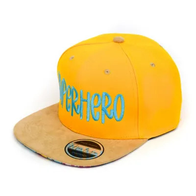 Snapback Cap | gelb | Superhero | KU 54-60 cm